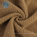 Fancy design wholesale 300gsm 100%polyester sherpa fleece blanket fabric